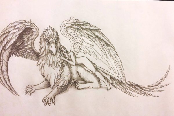 08_Illustration_Zeichnung_Gryphon_Lady