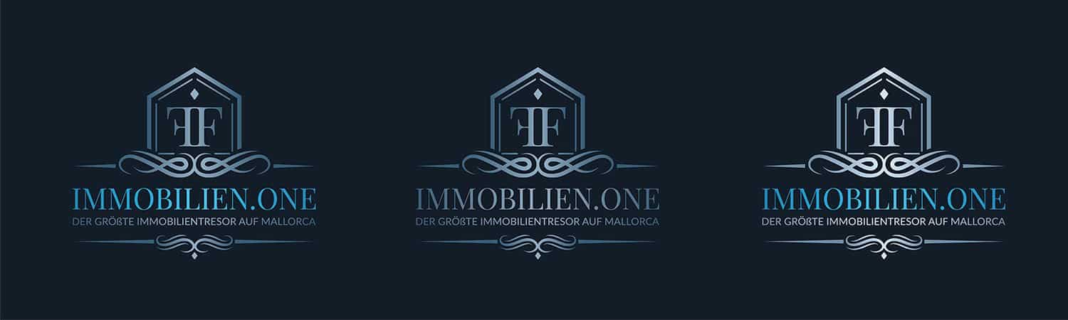 Immobilien.one Logo Design, Logo Designer, Andrea Baitz, Eckernförde, Logo Design Schleswig-Holstein, Logo Design Eckernförde, Logodesign, Raum Schleswig, Rendsburg, Flensburg, Hamburg, Firmen Logo Design