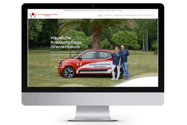 Häusliche Krankenpflege Oranienbaum, Tim Ressel, Webdesign, Logodesign, Andrea Baitz Webdesigner, Dessau-Roßlau, Sachsen-Anhalt, Leipzig, Berlin, Magdeburg